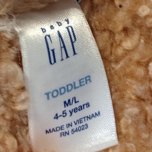 Baby Gap Camo Fleece Trapper Hat Winter Toddler Size M/L 4-5 years - Picture 7 of 8